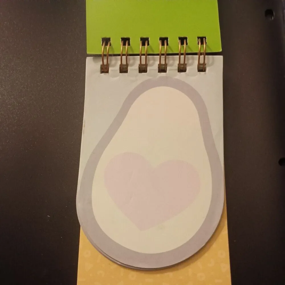 Cute Sequin Avocado Memo Pad